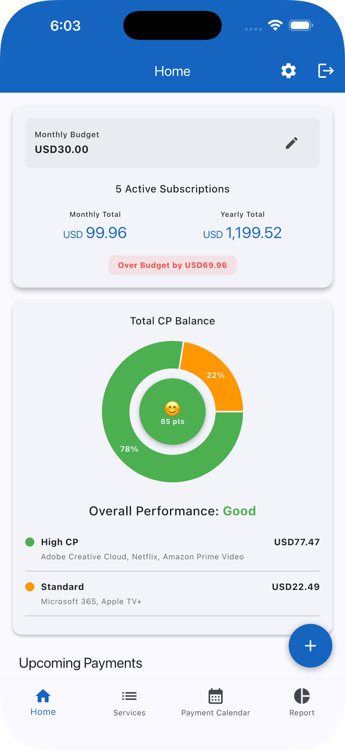App UI